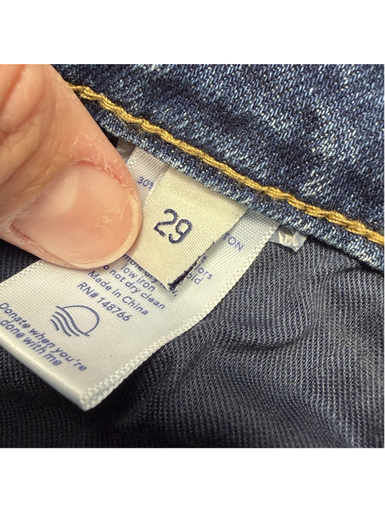 Oliver Logan Chester Mid Rise Straight Jeans 29 Aged Vintage Wash Button Fly Euc — image 8 of 8